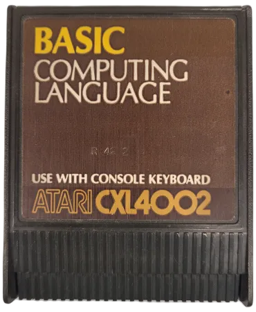 Artefact 2002.0379.002 cartouche Atari de langage BASIC 