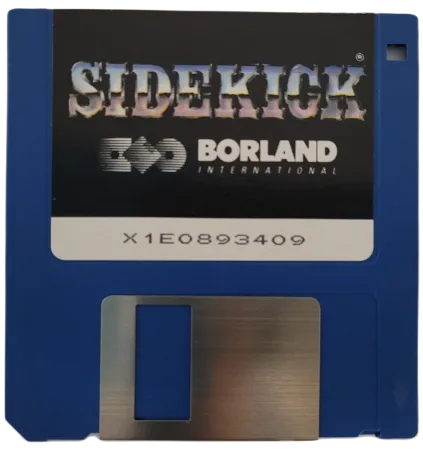 Sidekick Software on Floppy Disk 