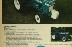 An advertisement from Équipements Ascot Incorporée of Saint-Élie-d’Orford, Québec, extolling the merits of the UTB U530 tractor. Anon. “Advertising – Équipements Ascot Incorporée.” Le Bulletin des agriculteurs, February 1981, 28.