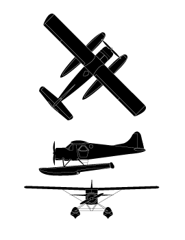 plan du De Havilland Canada DHC-2 Beaver