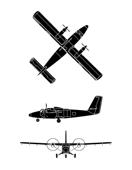 plan du De Havilland Canada DHC-6 Twin Otter