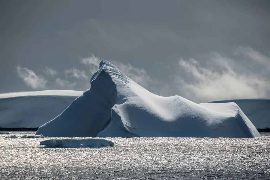 The shapes, sizes and colours of icebergs, combined with the often dramatic light, created some stunning views.