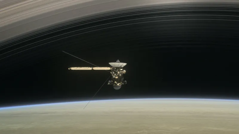 Une vue d’artiste de Cassini.