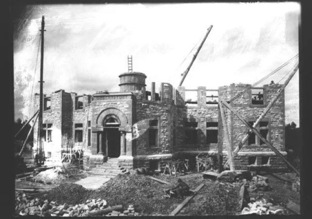 Construction de l'observatoire