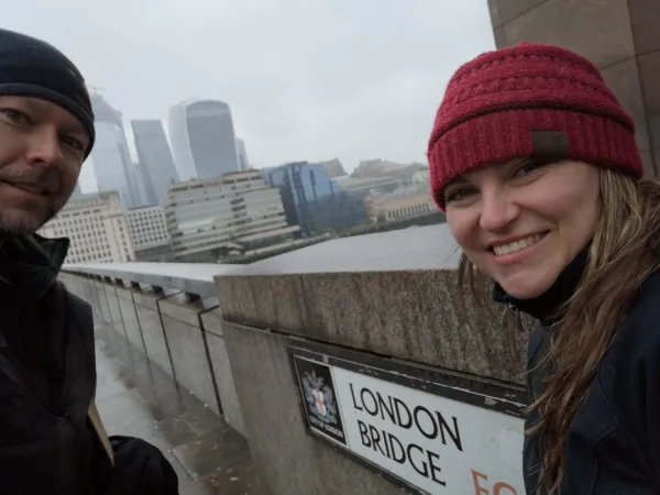 London Bridge selfie