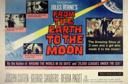Une affiche du film From the Earth to the Moon, la version originale anglaise de De la Terre à la Lune