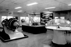 Some of the displays of the National Aviation Museum, Uplands Airport, Ottawa, Ontario, early 1960s. CASM, negative number 4446.