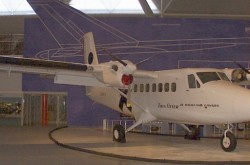 The prototype of the de Havilland Canada DHC-6 Twin Otter on display at the Canada Aviation Museum, Ottawa, circa 2001. CASM.