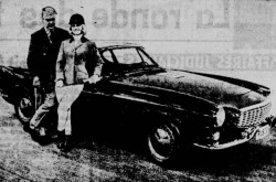 Une grande routière / voiture de sport Volvo P1800 typique Anon., « La plus belle auto. » La Patrie du Dimanche, 25 mars 1962, 11.